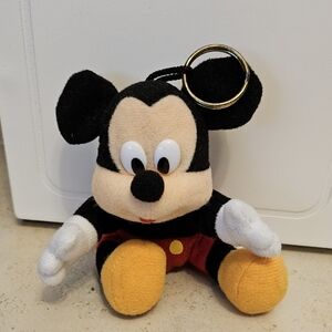 Mickey mouse zipper pocket Keychain